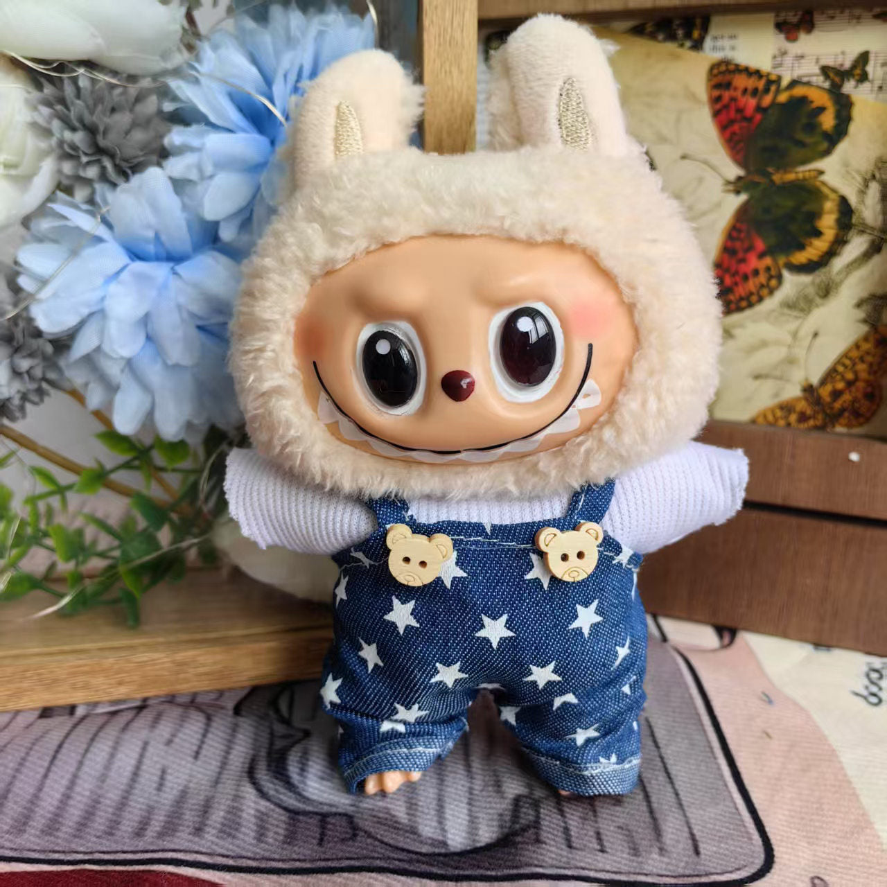 Wholesale Doll clothes for three generations,  circus clown fashion brand cute cartoon